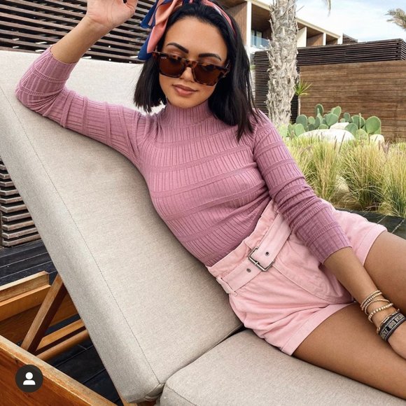 pacsun paperbag shorts